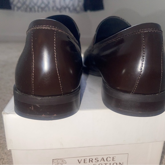 Versace Collection Dark Brown Men\'s Loafers